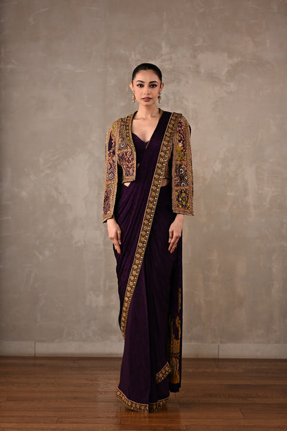 Maharani Heritage Drape Saree Set