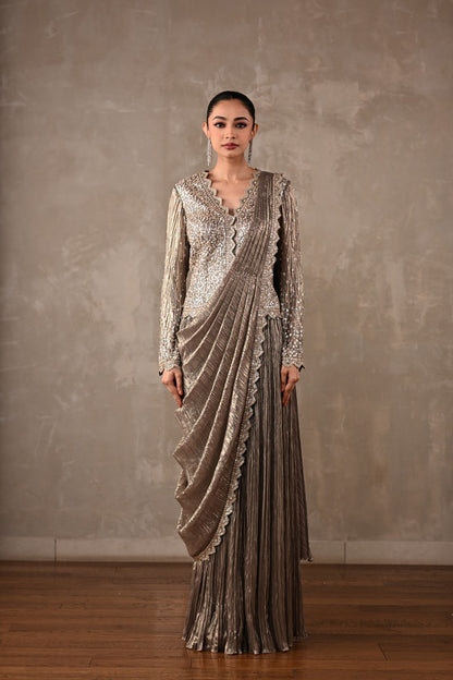 Starlight Drape Saree Set
