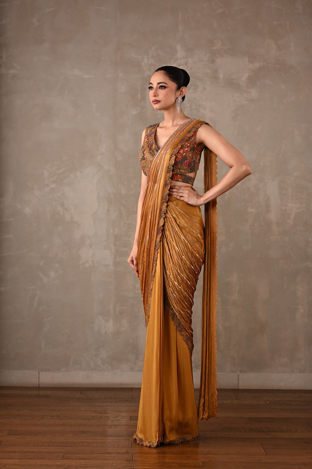Aurora Drape Saree Set