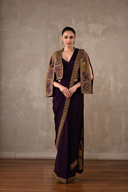 Maharani Heritage Drape Saree Set