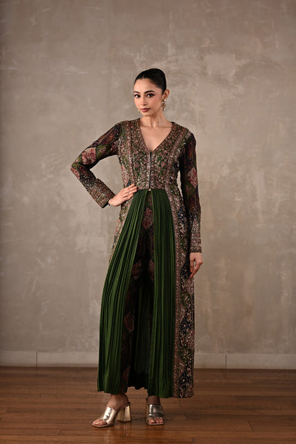 Patchwork-Inspired Embroidered Co-ord Set