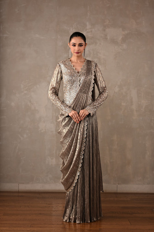 Starlight Drape Saree Set