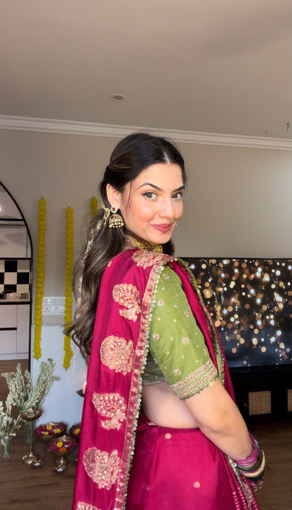 Rani Noor Silk Saree