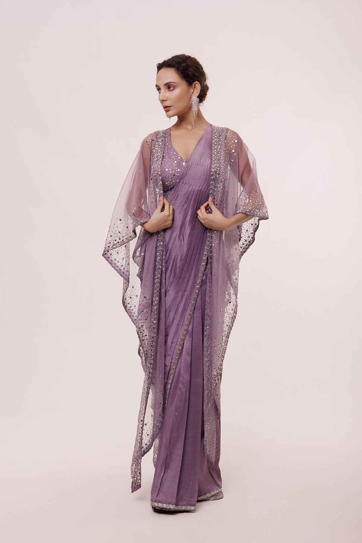 Eminence Drape saree with Cape