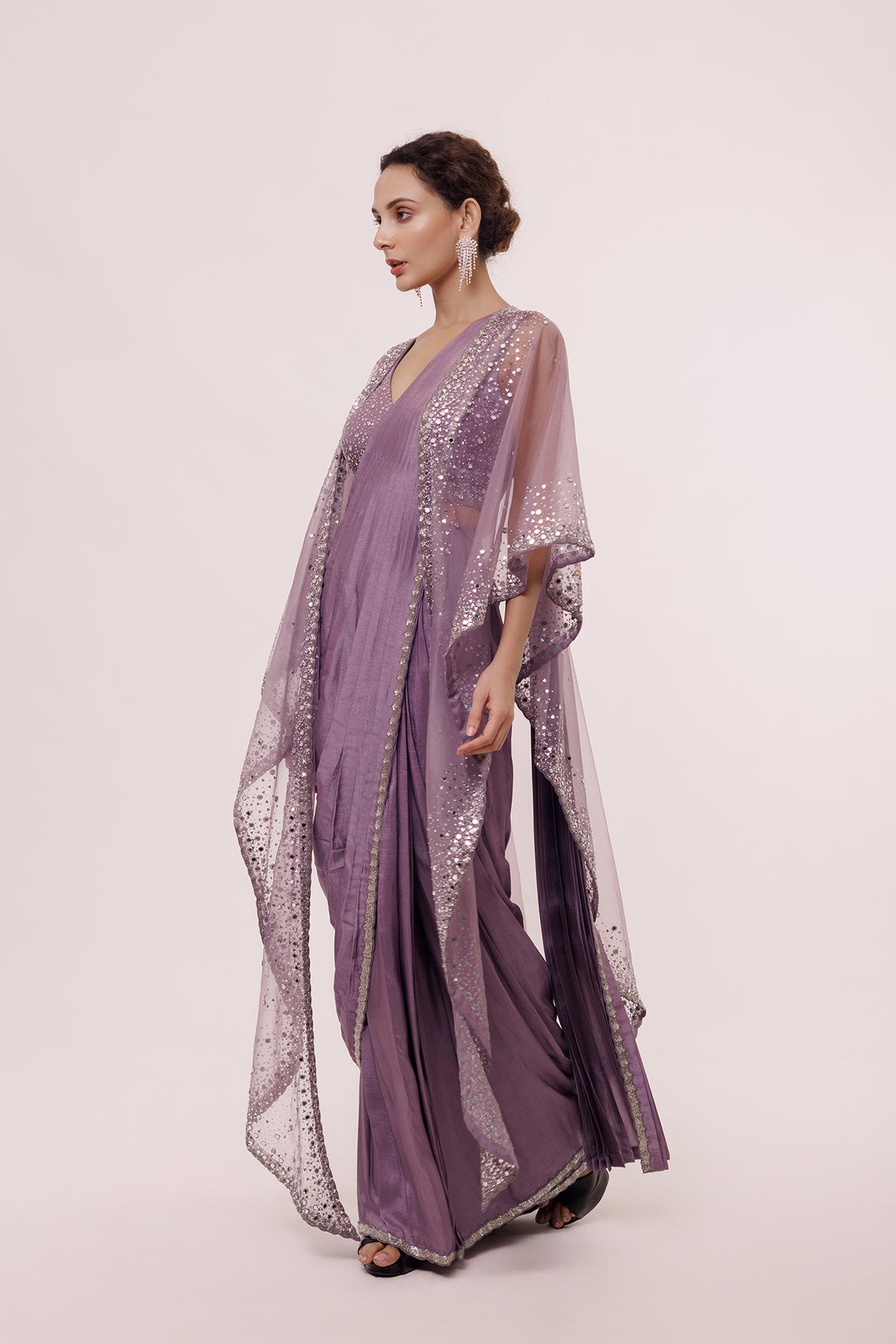 Eminence Drape saree with Cape